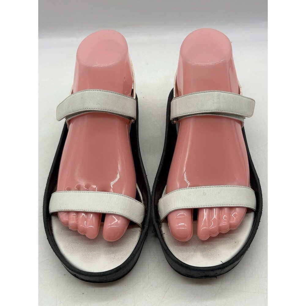 Balenciaga Sandals Strappy Flat Women’s Size EU 37 US 6.5-7 White SEE PHOTOS - Picture 4 of 12